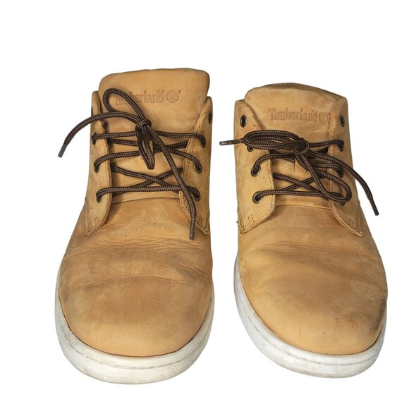 Timberland Men's Chukka Boots Size 12M Brown Leather Casual & Durable - Picture 3 of 11